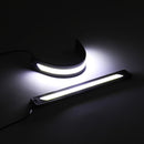 Flexible COB LED Daytime Running Strip Lights DRL Car Driving Fog Lamp 12V 6W 660LM White 2PCS