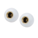 2pcs Smile Face Ball Tire Valve Caps Lids / Valve Caps / Wheel Valve /Tire