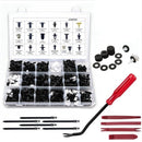 467Pcs Rivet Fasteners Retainer Push Pin Car Body Bumper Rivet Trim Moulding Retainer Clip Tools Kit