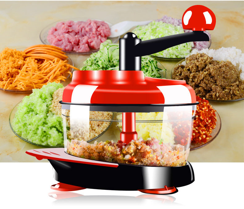 KCASA KC-FPM20 Multifunction Vegetable Chopper Food Processor Kitchen Manual Fruit Chopper Cutter Mi