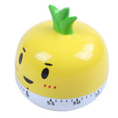 Kitchen 60 Minutes Cooking Mechanical Timer Home Decoration (Yellow + Green