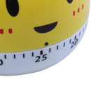 Kitchen 60 Minutes Cooking Mechanical Timer Home Decoration (Yellow + Green