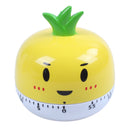 Kitchen 60 Minutes Cooking Mechanical Timer Home Decoration (Yellow + Green