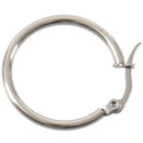 3 pairs 15mm 20mm 25mm Stainless Steel Hoop Huggies Earrings Set Woman
