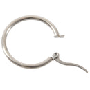3 pairs 15mm 20mm 25mm Stainless Steel Hoop Huggies Earrings Set Woman