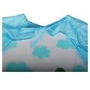 Oceans whale baby long sleeve Waterproof Bibs Blue V3U8