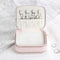 Travel Jewelry Box Storage Bag Earring Ring Portable Organizer PU Box Case with Mirror