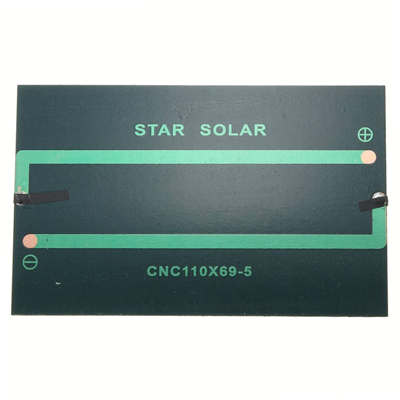 1.25W 5V 250MA Black solar panel J4R1