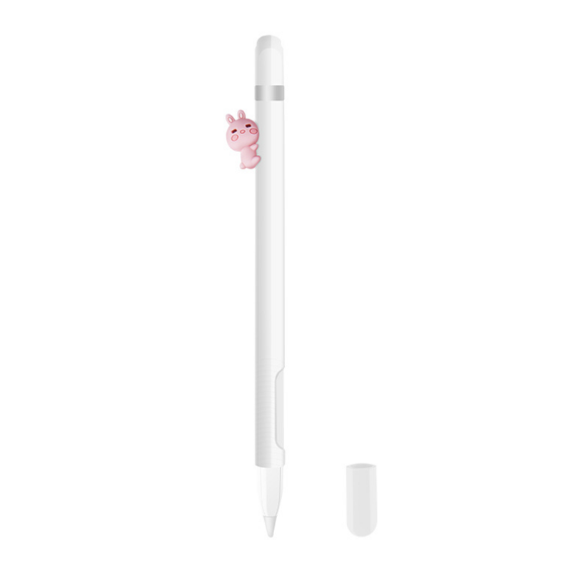 Cute Silica Gel Pen Case for Apple Pencil Anti-fall Magnetic Split Pencil Case for Ipad Pencil