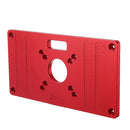 Woodworking 235x120mm Aluminum Alloy Router Table Insert Plate Mounting Base Plate for MAKITA RT0700C WORX
