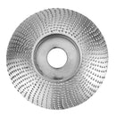 Drillpro 85mm Tungsten Carbide Wood Shaping Disc Carving Disc 16mm Bore Sanding Grinder Wheel for 100 115 Angle Grinder