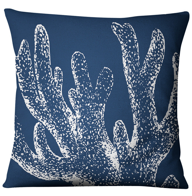 Compass American Ocean Style Linen Pillow Case Home Fabric Sofa Mediterranean Cushion Cover