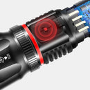 WARSUN 528 T6 USB Rechargeable Flashlight Zoomable Flashlight COB Work Light Surrounding Light Tail Strong Magnetic Work Lamp Camping Hunting Travel Emergency Lantern