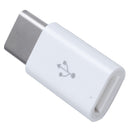 3.1 USB Type C Male / Micro USB Female USB-C Adapter White