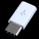 3.1 USB Type C Male / Micro USB Female USB-C Adapter White