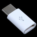 3.1 USB Type C Male / Micro USB Female USB-C Adapter White