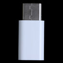 3.1 USB Type C Male / Micro USB Female USB-C Adapter White