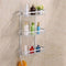 Hollow Out Aluminium Bathroom Kitchen Storage Rack Commodity Shelf Sundries Holder