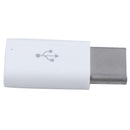 3.1 USB Type C Male / Micro USB Female USB-C Adapter White