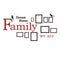 3D Photo Frame Wall Sticker Family Dream House Decoration Art Office Home Decor