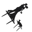 Wedding Cake Topper Cake Decorations Engagement Bride & Groom with Cat Acry