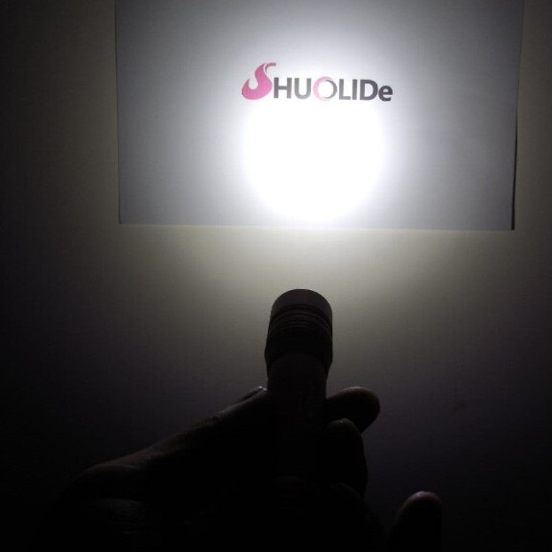 SHUOLIDE T8 XP-G R5 300Lumens Multi-function Portable LED Flashlight USB Output Power Bank 18650