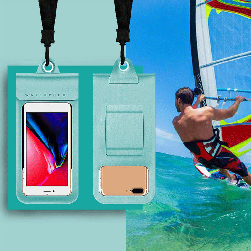 PVC Universal Waterproof Phone Bag Swimming Pouch Dry Bag For 5.0-6.1 Inch Smart Phone iPhone XS Samsung Galaxy S10