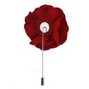 Brooch Pin in Cloth for Men - Red P7F6
