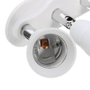 E27 to 5 E27 360 Adjustable Lampholder Bulb Socket Adapter Splitter AC110-230V