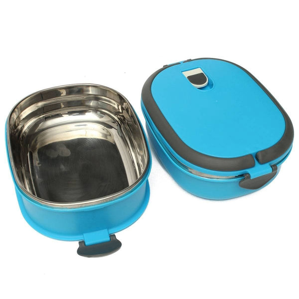 Compact Lunch Box Stainless Steel Two Layers Warmbox Bento Box Picnic Box s Z4R7