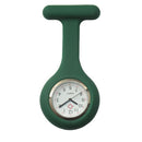Colorful Silicone Doctor Fob Watch Pocket Nurse Watches with Clasp