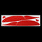 150cmx50cm Shark Month Teeth Vinyl Sticker Car Body Exterior Scratch Cover Decal Waterproof