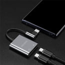 Bakeey 3 in1 30W Type-C to Type C PD 3.5mm AUX Jack Fast Charging Intelligent Adapter For Huawei P30 Pro Mate 30 5G Xiaomi 9Pro Redmi K20 Pro K30