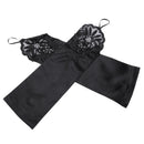 Women's Embroidery Fingerless Long Wedding Marriage Gloves Black