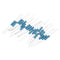 60pcs 2W 2KR Metal Film Resistor Resistance 1% 2k ohm Resistor