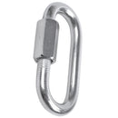 Stainless Steel Screw Gate Rock Lock Climbing Gear Carabiner 6MM Z9U1