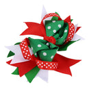 Christmas Baby Hair Bows Ornaments Bowknot Hairpin Headdress (004) M8H3