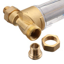 TMOK Water Pre Filter System 3/4" & 1" Brass Mesh Prefilter Purifier w/ Reducer Adapter