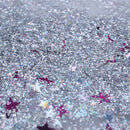 Transparent Liquid star Paillette Shiny Plastic Back Case Protector Hard Ca S7T7