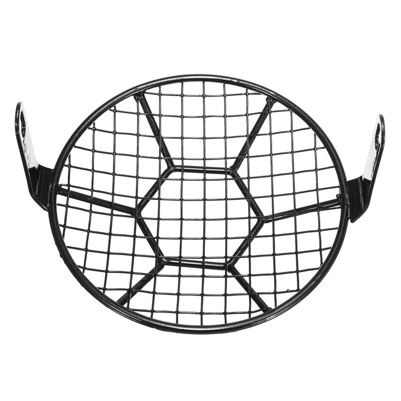 5.75'' Motorcycle LED Headlights Football Grill Cover Protector For Harley Cruiser