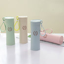 KCASA KC-WHE04 360mL Wheat Straw Fiber Bottle Portable Mug Travel Outdoor Sports Water Cup Creative