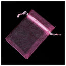 10 PCS 7x9cm Organza Jewelry Candy Gift Pouch Bags Wedding Xmas Favors Pink Q2R5