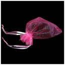 10 PCS 7x9cm Organza Jewelry Candy Gift Pouch Bags Wedding Xmas Favors Pink Q2R5