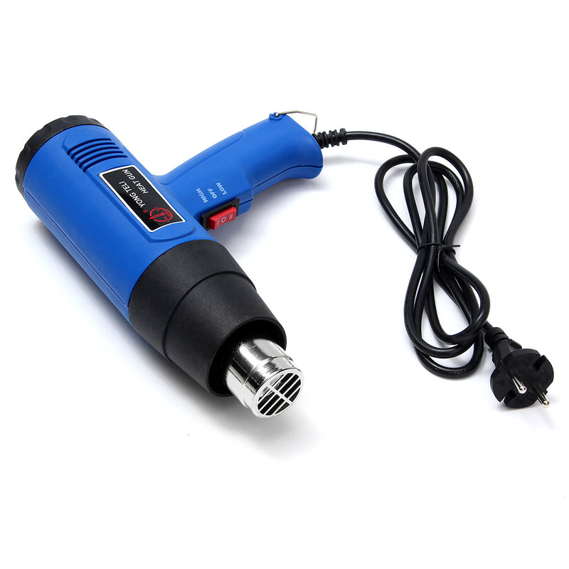 1500W 400-800 Dual Temperature Heat Air Gun Power Tool with 4 Nozzles