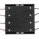 DIY 4 Slot 18650 Battery Holder With 8 Leads