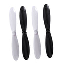 6 x Combo Propellers for Hubsan X4 H107 Propellers Blades Props Black + Whi J2H9