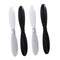 6 x Combo Propellers for Hubsan X4 H107 Propellers Blades Props Black + Whi J2H9