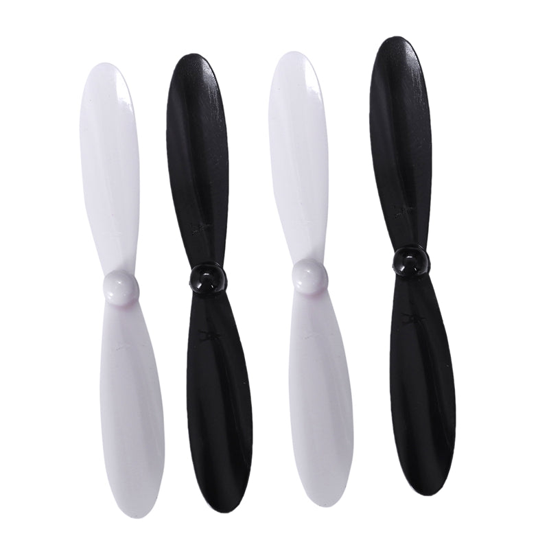 6 x Combo Propellers for Hubsan X4 H107 Propellers Blades Props Black + Whi J2H9