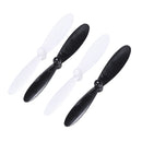 6 x Combo Propellers for Hubsan X4 H107 Propellers Blades Props Black + Whi J2H9