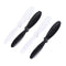 6 x Combo Propellers for Hubsan X4 H107 Propellers Blades Props Black + Whi J2H9